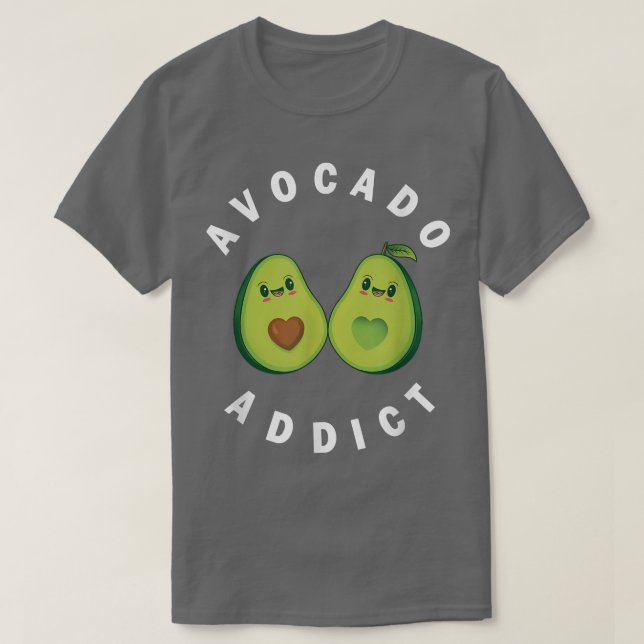 Camiseta Avocado Addict Holy Guacamole Lover World Vegan Ve (Diseño del anverso)
