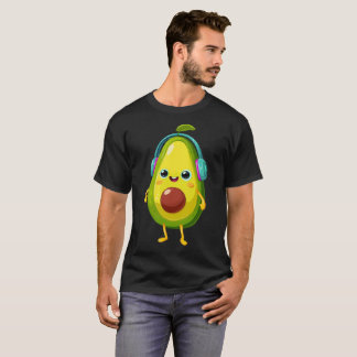 Camiseta Avocado Beats | Diseño de aguacate DJ lindo