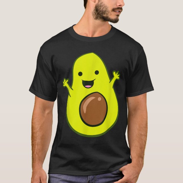 Camiseta Avocado Costume Funny Avocado Halloween Costume Ki (Anverso)