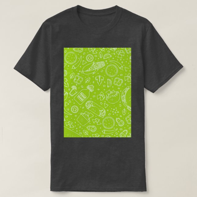 Camiseta Avocado Exotic Tropic Illustration (Diseño del anverso)