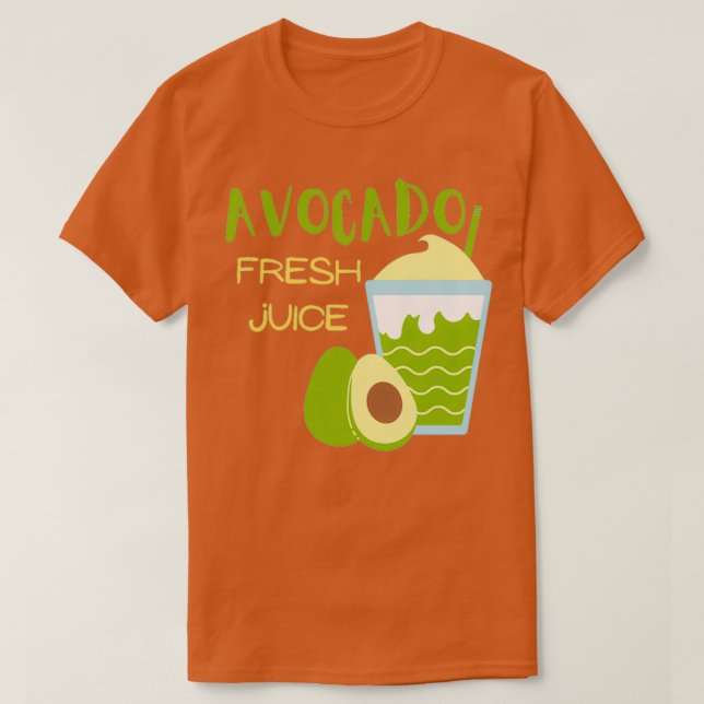 CAMISETA AVOCADO FRESH JUICE (Diseño del anverso)