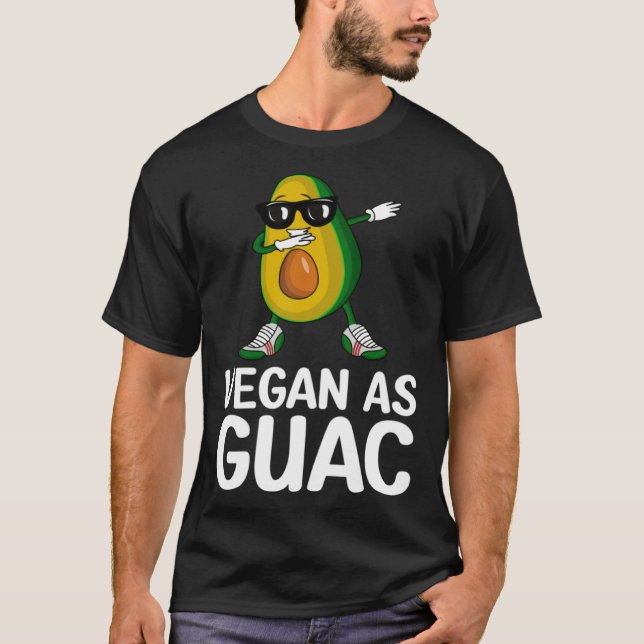 Camiseta Avocado  Healthy Fruit Guacamole Vegetarian Vegan  (Anverso)