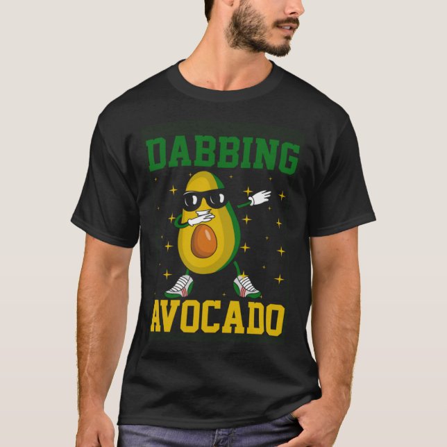 Camiseta Avocado  Healthy Fruit Guacamole Vegetarian Vegan  (Anverso)