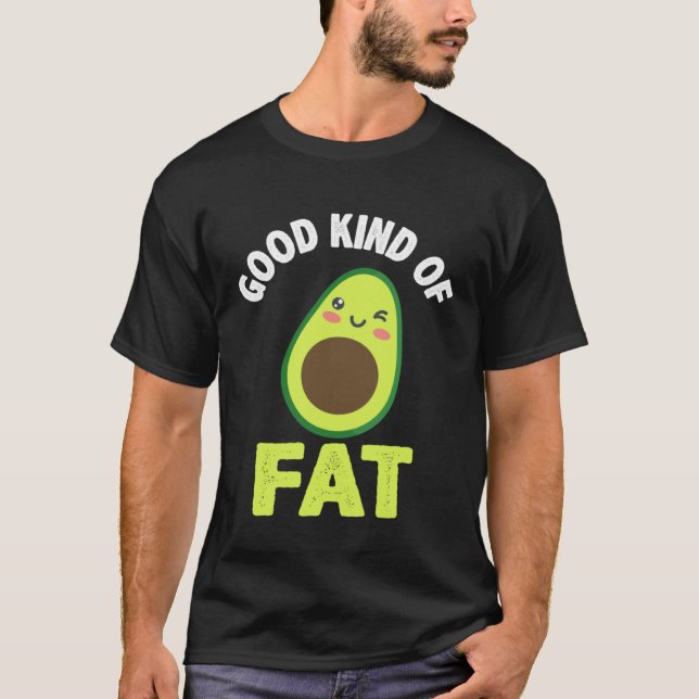 Camiseta Avocado  Healthy Fruit Guacamole Vegetarian Vegan  (Anverso)