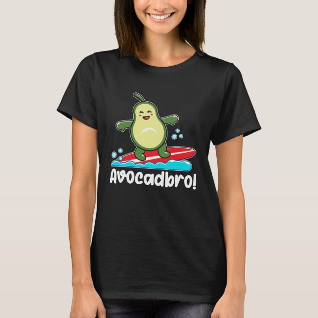 Camiseta Avocado  Healthy Fruit Guacamole Vegetarian Vegan  (Anverso)