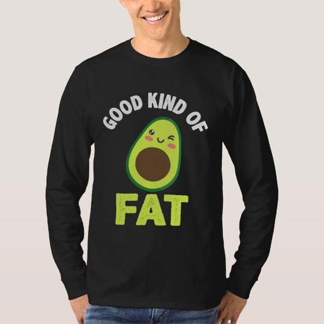 Camiseta Avocado  Healthy Fruit Guacamole Vegetarian Vegan  (Anverso)