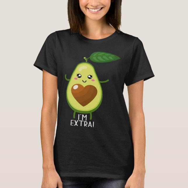 Camiseta Avocado Healthy Fruit Guacamole Vegetarian Vegan 1 (Anverso)