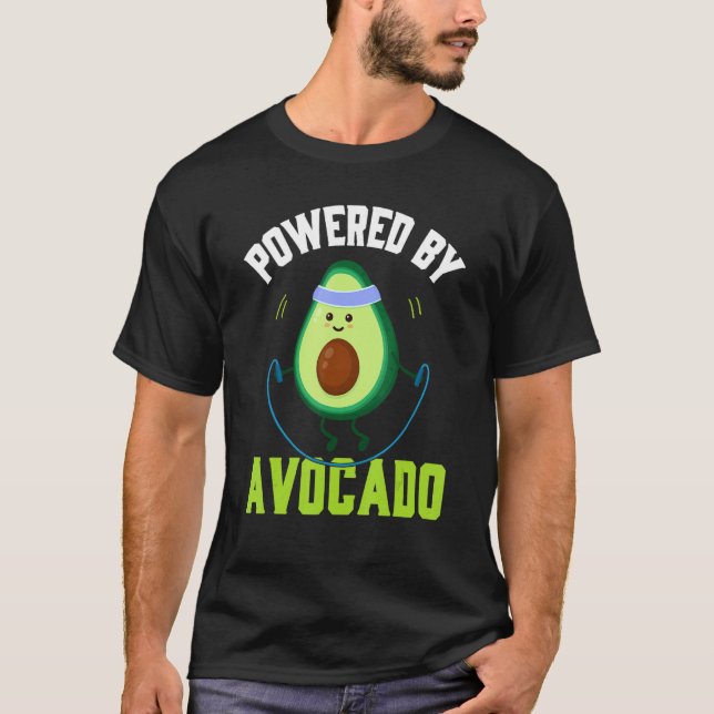 Camiseta Avocado Jump Rope Jumping Skipping Keto Cardio (Anverso)