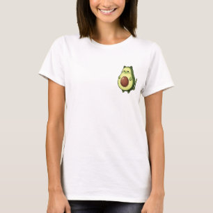 Camiseta Avocado Kitty Delight – Adorable Gato con Forma de