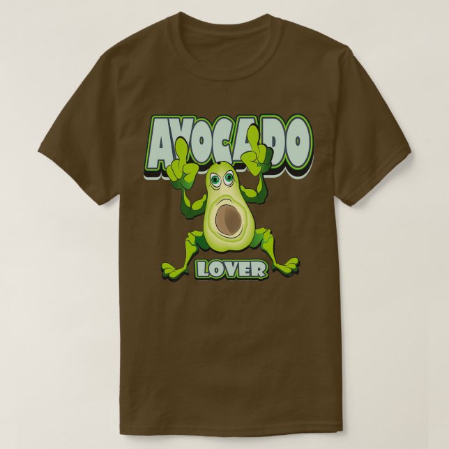 CAMISETA AVOCADO LOVER (Diseño del anverso)
