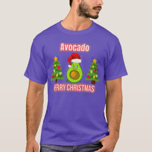 Camiseta Avocado Merry Christmas Avocado Merry Christmas tc
