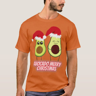 Camiseta Avocado Merry Christmas Avocado Merry Christmas tc