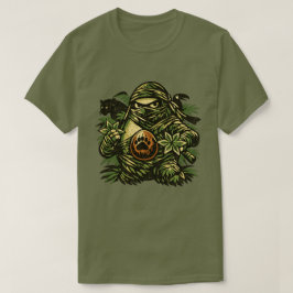 Camiseta Avocado Ninja — Shadow of the Jungle 