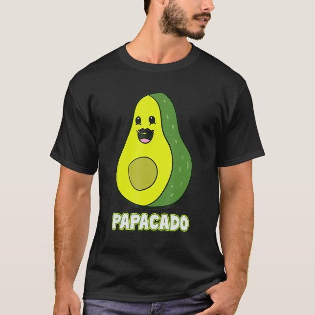 Camiseta Avocado Papa Avocado Dad Avocado Papacado Father s (Anverso)
