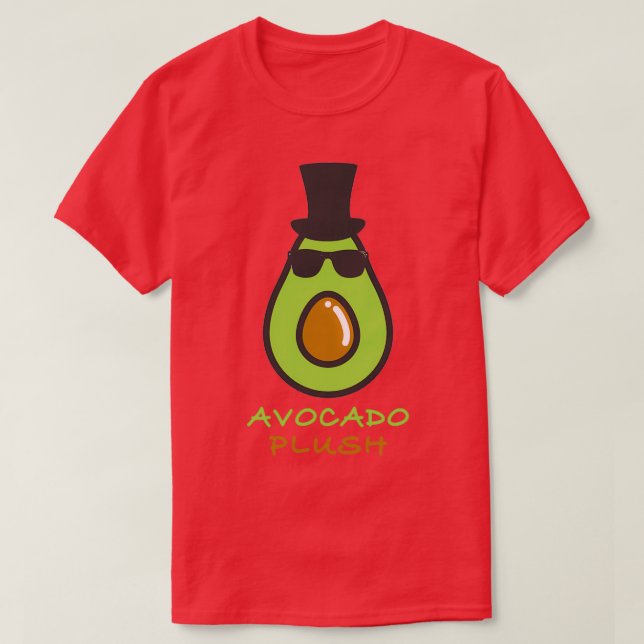 CAMISETA AVOCADO PLUSH 7 (Diseño del anverso)