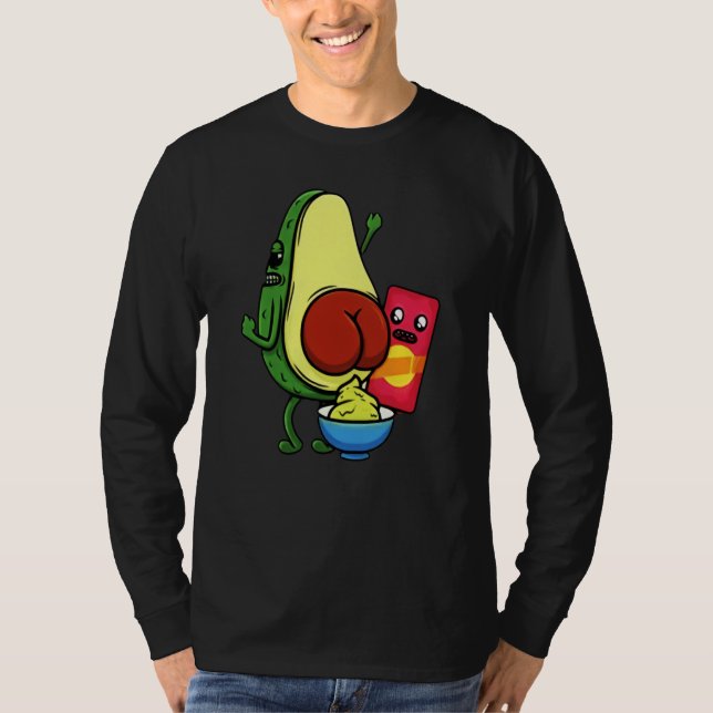 Camiseta Avocado Pun Wordplay Healthy Eating Habit Vegan Ve (Anverso)
