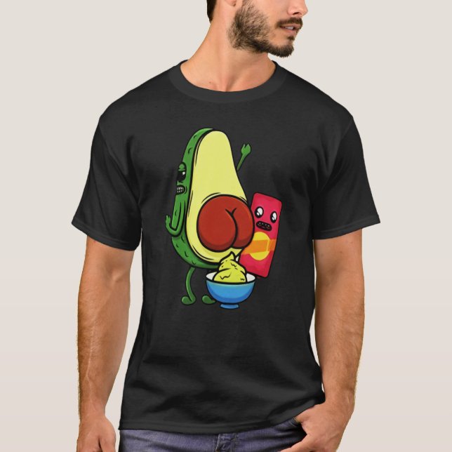 Camiseta Avocado Pun Wordplay Healthy Eating Habit Vegan Ve (Anverso)