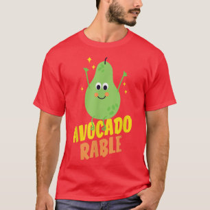 Camiseta Avocado Rable Cute Avocado Fruitarian