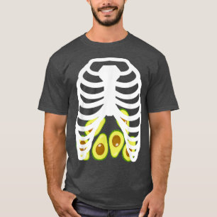 Camiseta Avocado Ribcage Inspired Avocado Lover Related Veg