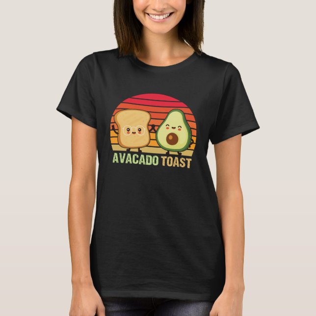 Camiseta Avocado Toast You Complete Me Avocado and Toast Ve (Anverso)