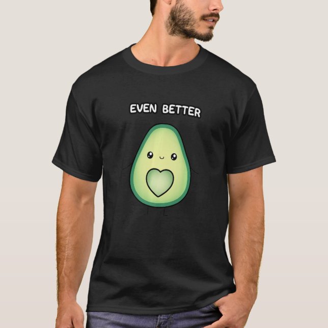 Camiseta Avocado Together We're Even Better Couples (Anverso)