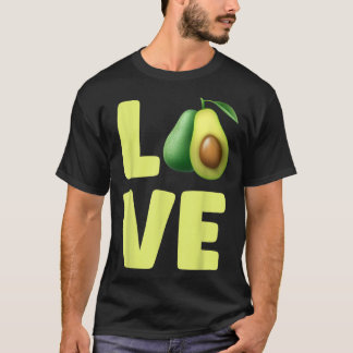 Camiseta Avocados Vegetarian Vegan Food Avocado Love