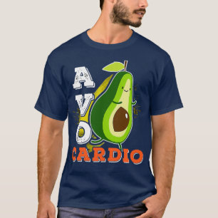 Camiseta Avocardio Aguacate Cardio Ejercicio Corriendo Funn