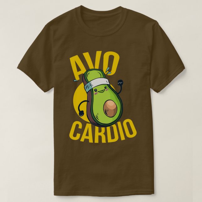 Camiseta Avocardio aguacate divertido (Diseño del anverso)