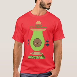 Camiseta Avocardio Aguacate Fitness Cardio Entrenamiento Sh
