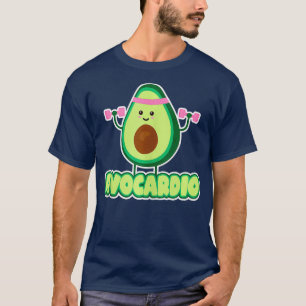 Camiseta Avocardio Aguacate Semillas Ejercicio Fitness G