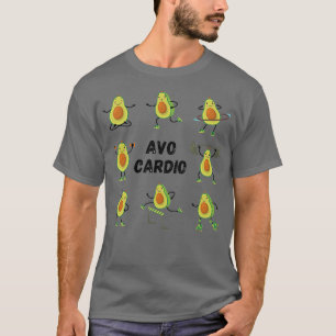 Camiseta Avocardio Avo Cardio Funny Fitness Aguacate Pun Pa