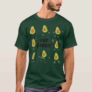 Camiseta Avocardio Avo Cardio Funny Fitness Aguacate Pun Pa
