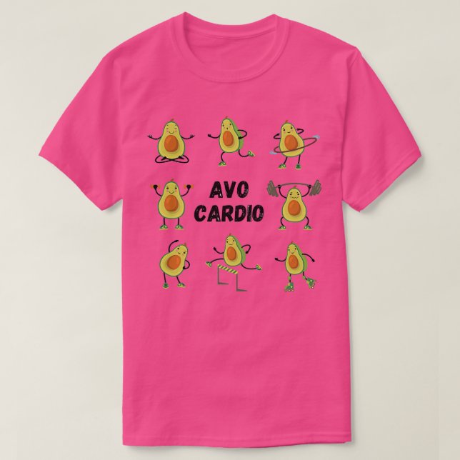 Camiseta Avocardio Avo Cardio Funny Fitness Aguacate Pun Pa (Diseño del anverso)