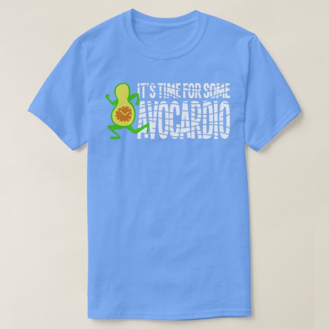 Camiseta Avocardio Avo Cardio Gym Fitness Funny (Diseño del anverso)