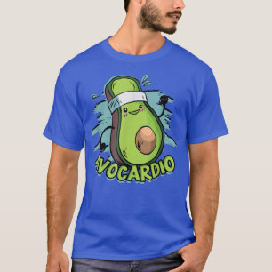 Camiseta Avocardio Eercioresca Rústica Aguacate Vegetariano