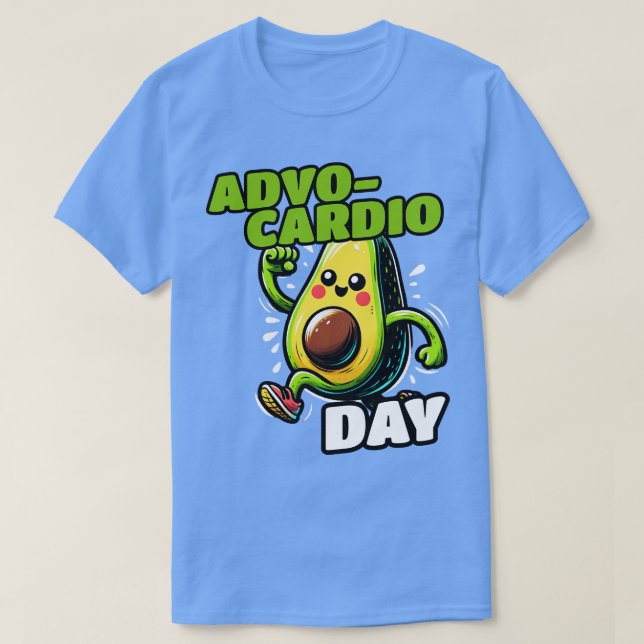 Camiseta Avocardio Ejecutando Paladar de entrenamiento depo (Diseño del anverso)