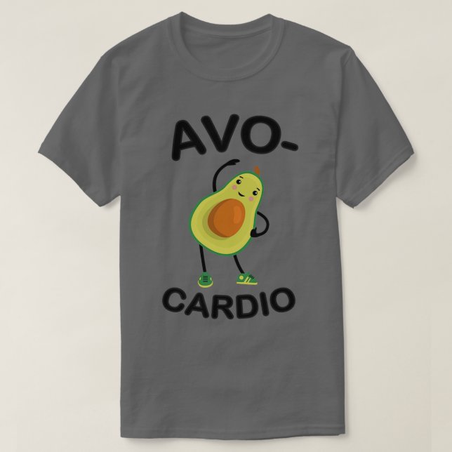 Camiseta AvoCardio Funny Aguacate Fitness 21 (Diseño del anverso)