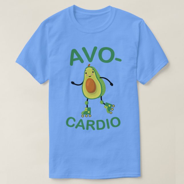Camiseta AvoCardio Funny Aguacate Fitness 3 (Diseño del anverso)