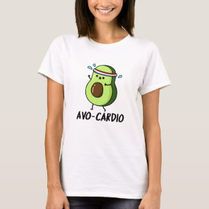 Camiseta Avocardio Funny Ejercicio Aguacate Pun