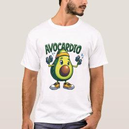 Camiseta Avocardio Funny Workout Aguacate T-Shirt