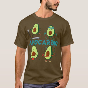 Camiseta Avocardio, Gym Funny, Taller De Aguacate Para Homb