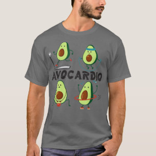Camiseta Avocardio, Gym Funny, Taller De Aguacate Para Homb