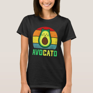 Camiseta Avocato  Avocato Gato Meme Aguacate Lindo Vegano D