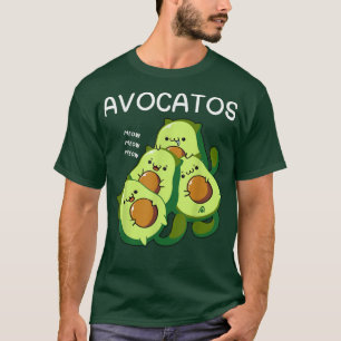 Camiseta Avocato Funny Avocado Lover Gift, Cute Cat 