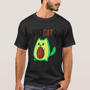 Camiseta Avocato Gato Aguacate Vegano