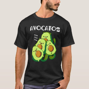 Camiseta Avocatos Gato Aguacate Lindo Gato Mamá Papá Gato