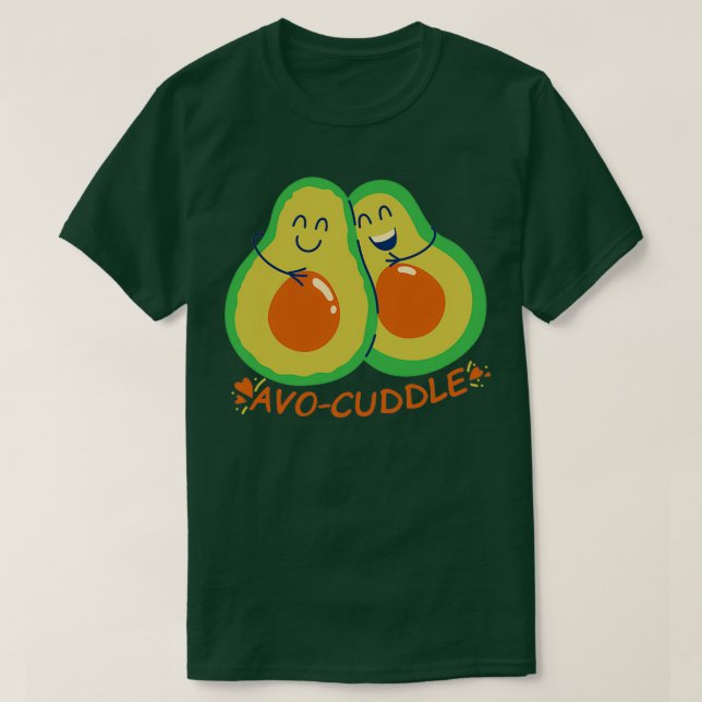 Camiseta avocuddle aguacate (Diseño del anverso)