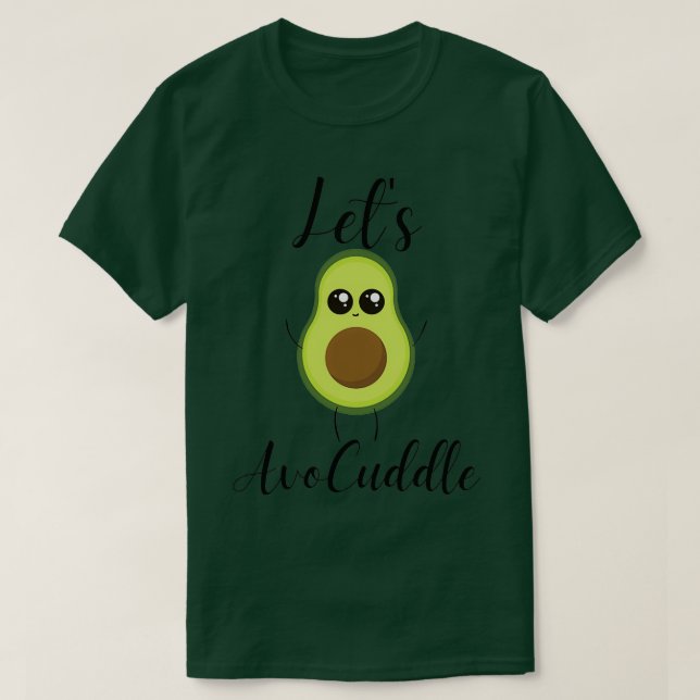 Camiseta Avocuddle Aguacate es mi Valentín 6 (Diseño del anverso)