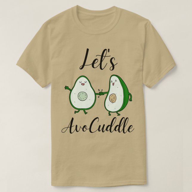 Camiseta Avocuddle Aguacate es mi Valentín 7 (Diseño del anverso)