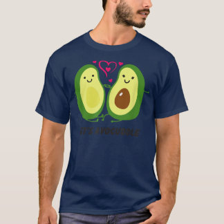 Camiseta Avocuddle, aguacate, vegetariano gracioso, ve